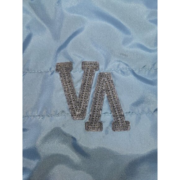 RVCA Mens Nature X Industry Blue Hoodie Jacket Medium - Picture 8 of 11